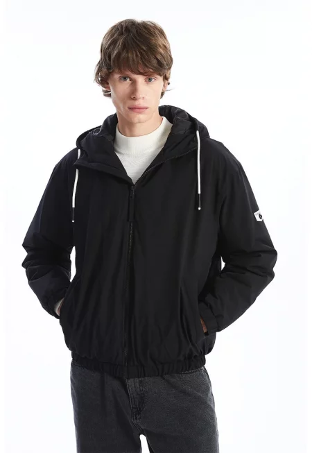 Зимно яке с цип и еластичен подгъв