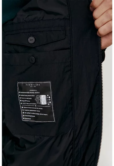 Зимно яке с висока яка