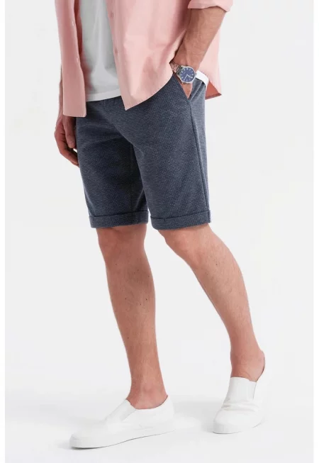 Бермуди с връзка и навити маншети