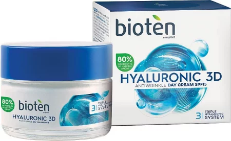 Bioten Hyaluronic 3D Antiwrinkle  SPF 15 Крем за лице против бръчки