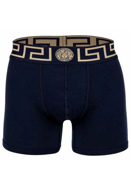 Боксерки с лого на талията - Тъмносин