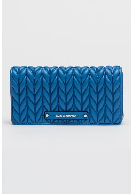 Чанта през рамо Weave от еко кожа - Лавандула