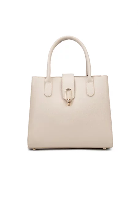 Чанта с допълнителна презрамка - Бежов