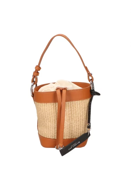 Чанта с кожа - Кафяв