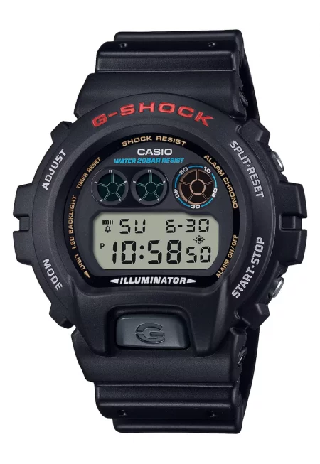 Часовник  G-Shock DW-6900U-1ER - черен - 42.8mm x 20mm - водоустойчив - цифров дисплей