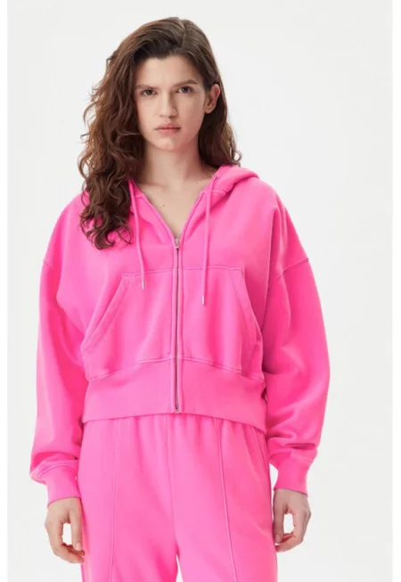 Дамска блуза -  305290274 - Памук/Полиестер - Розов - Розово