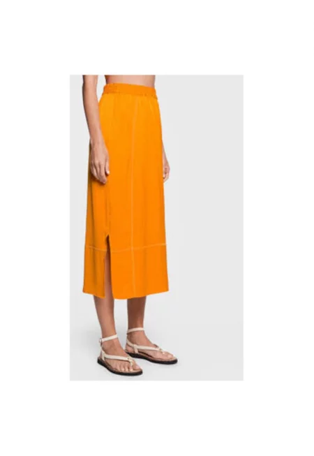 Дамска пола -  302490226 - Ацетат - Оранжев - Оранжев