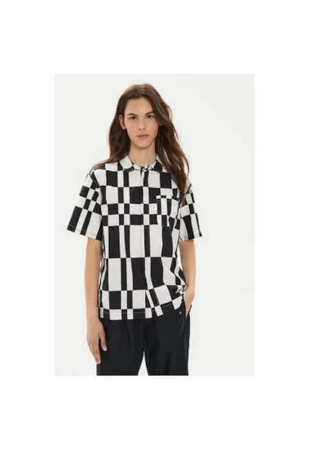 Дамска риза -  304113420 - Памук - Черен - Черен