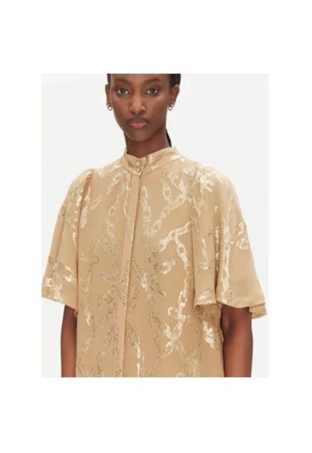 Дамска риза  BBW4552 - вискоза - бежово