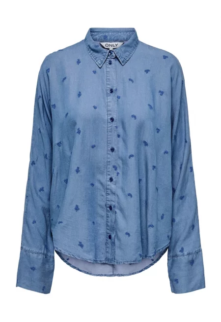 Дамска риза  Лиосел - Синя - Син