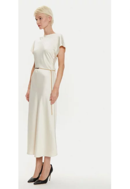 Дамска рокля  304831065 - Полиестер - Бежов - Бежов