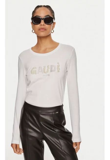 Дамска тениска -  304202841 - Памук - Бяла - Бял