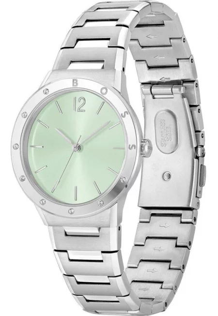 Дамски часовник  1502716 - 34ММ - сив - верижка от неръждаема стомана - аналогов дисплей