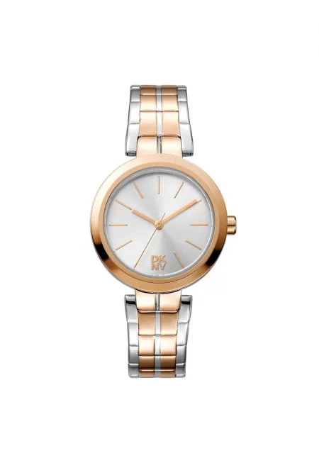 Дамски часовник  стомана - кварцов механизъм - водоустойчивост 5 ATM - Silver