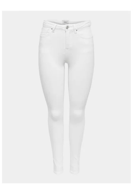 Дамски дънки -  303320713 - Памук - S-L32 INTL - Бял