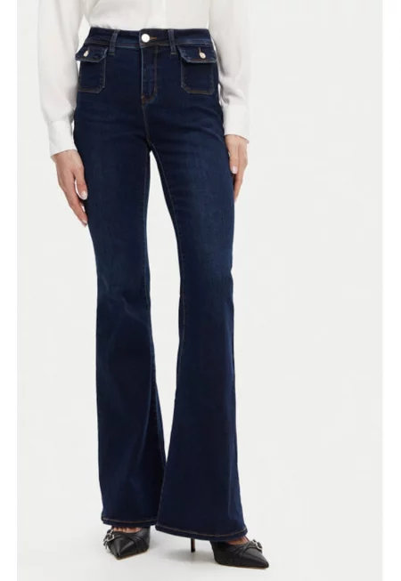 Дамски дънки -  305244970 - Памук/Полиестер - Син - Син