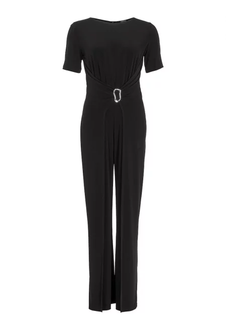 Дамски гащеризон  3AI01700 - Полиестер/Еластан - Черен