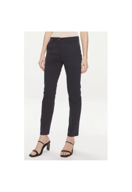 Дамски панталон -  303651800 - Памук - Син - Син