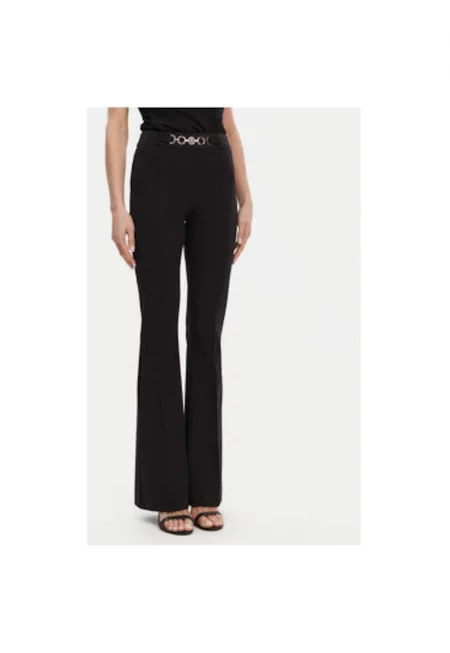 Дамски панталон  FR25SVA006W51501 - Памук/Полиамид - Черен