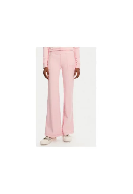 Дамски спортен панталон  JCSML125403 - Полиестер/Еластан - Розов - Розово