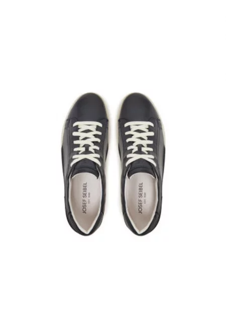 Дамски спортни обувки - 69901 -  Естествена кожа - Тъмносин - Тъмносин