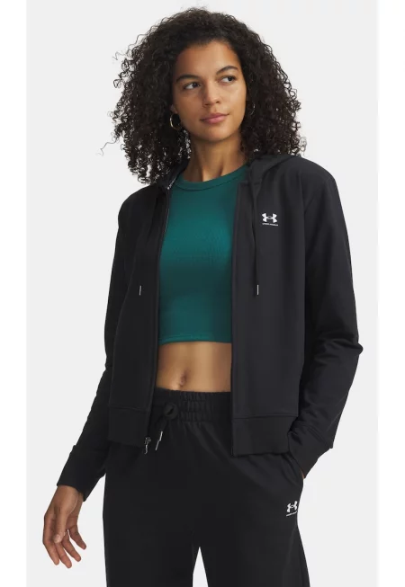 Дамски суичър  Under Armour Sport Terry FZ - Черен