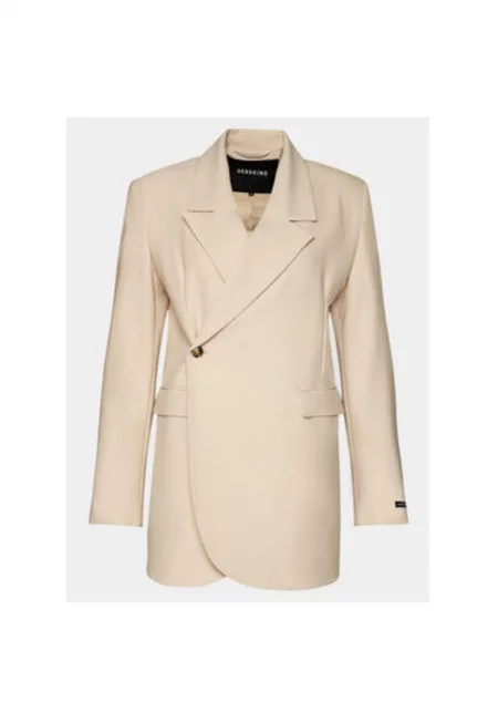 Дамско яке -  303541217 - Полиестер/Вълна - Бежово