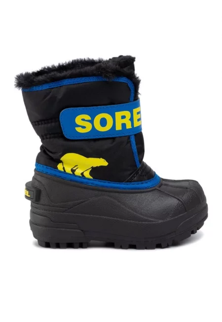 Детски боти и боти  201581636 - Синтетична/Екологична кожа - Черни