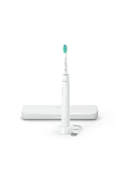 Електрическа звукова четка за зъби  Series 3100 - 62000 движения/минута - 1 режим на почистване - сензор за налягане - функция BrushSync - 1 глава за ...