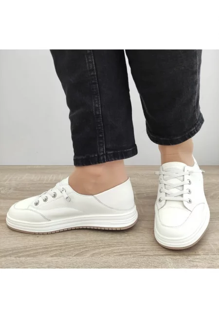 Ежедневни дамски обувки  89198-8 Бели - Бял - Бял