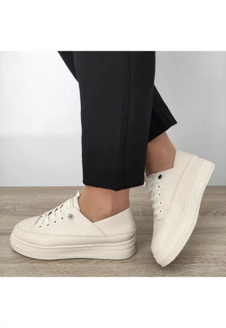 Ежедневни обувки  62250 - Крем - Крем