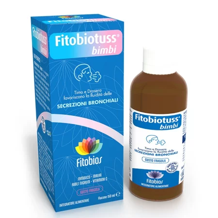 Fitobiotuss Bimbi – Сироп за кашлица за деца и възрастни, с мащерка и бъз, 150 ml