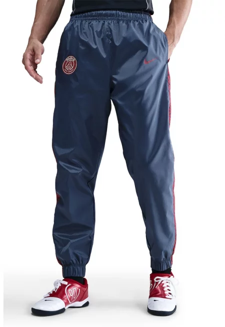 Футболен екип с цип - Червен/Бял/Прашно синьо