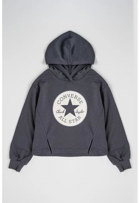 Худи с лого и предни цепки