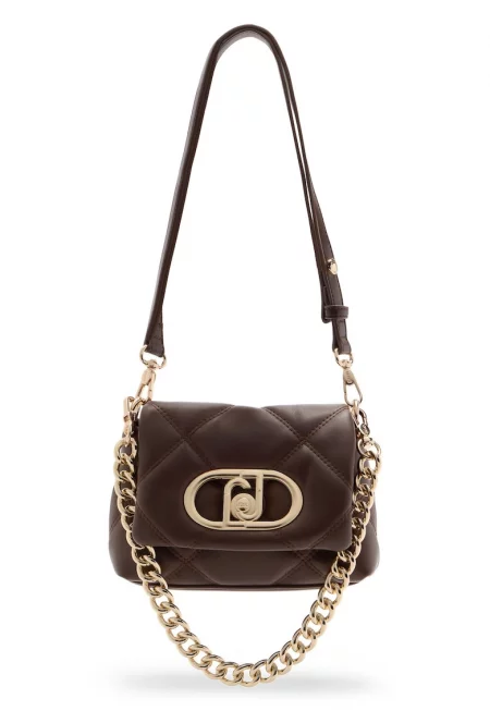 Капитонирана чанта през рамо Lapuffy с капаче