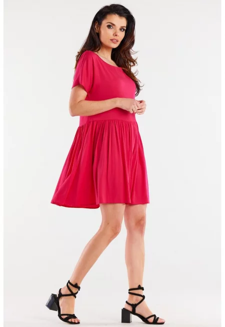 Къса рокля с къс ръкав A517