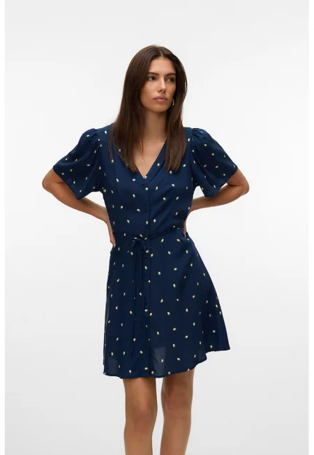 Къса рокля с шпиц