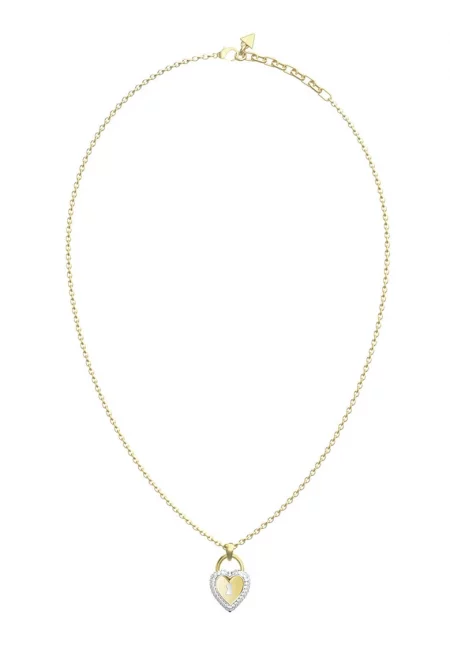 Колие от неръждаема стомана с висулка - Златист