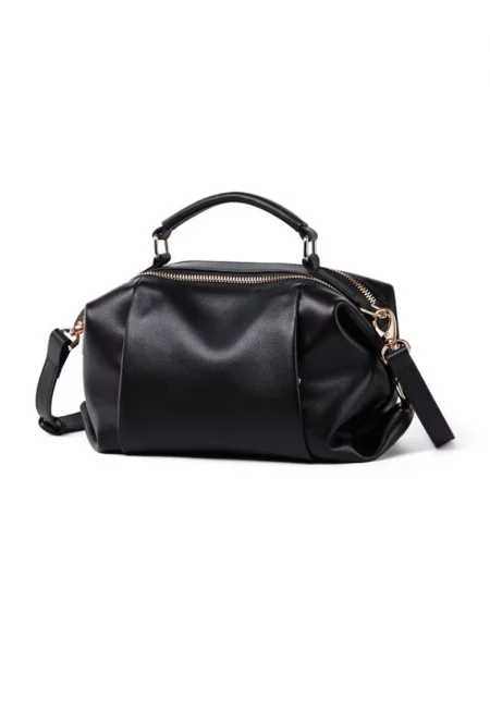 Кожена чанта Celine - Черен