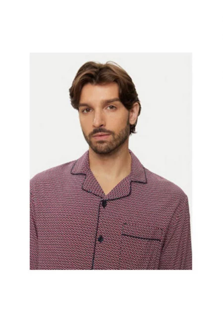 Мъжка пижама -  304292385 - Вискоза - S INTL - Лилава