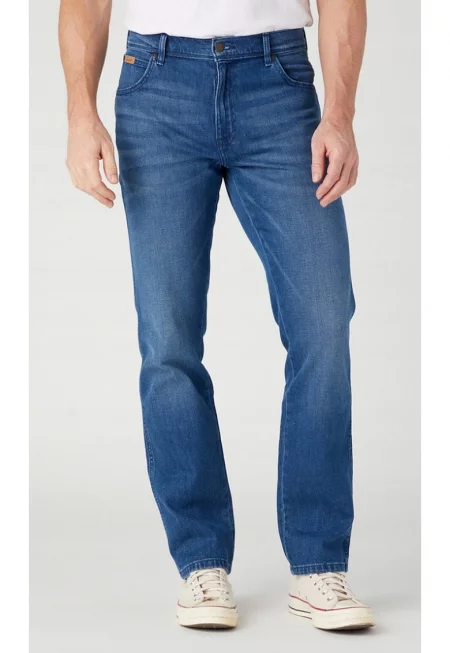 Мъжки дънки  TEXAS Aries - памук/еластан - син -