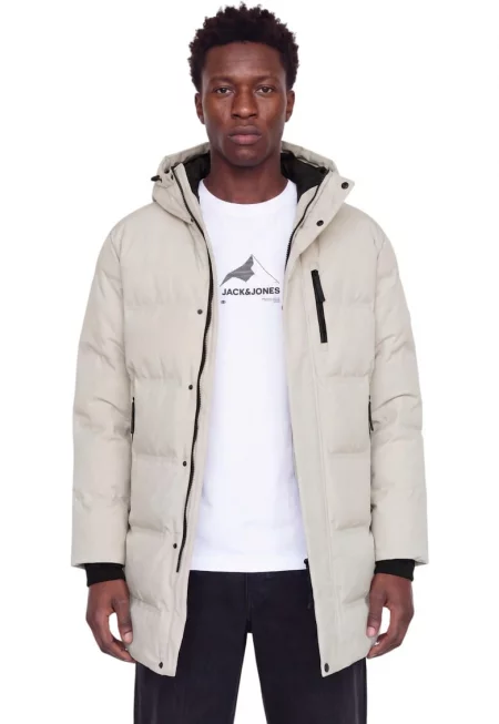 Мъжко дълго яке  Trace Alpha Long Puffer 67938 - Светло бежово