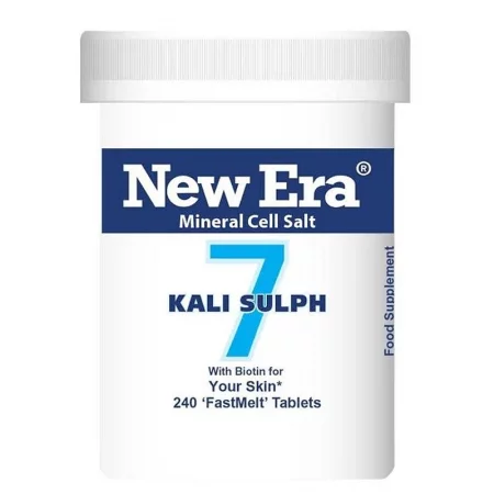 Минерална сол №7 Калиев сулфат с Биотин – Здрави коса и нокти, 240 бързоразтворими таблетки