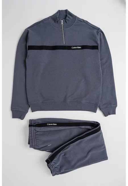 Памучен спортен екип - Въглен сиво