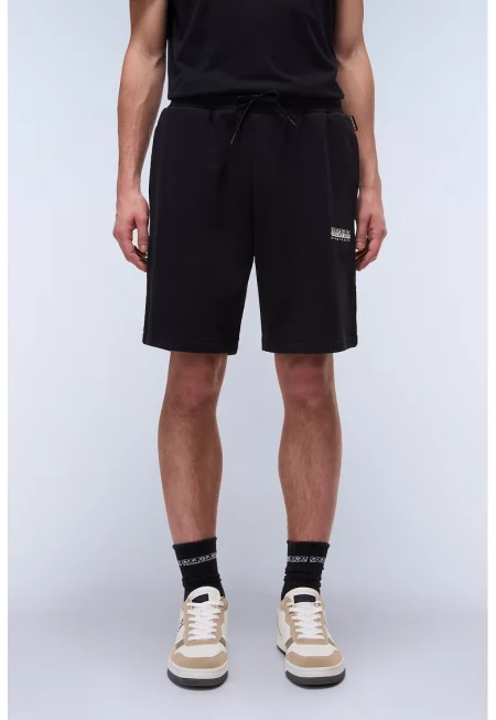 Памучно спортни бермуди Gori - Черен