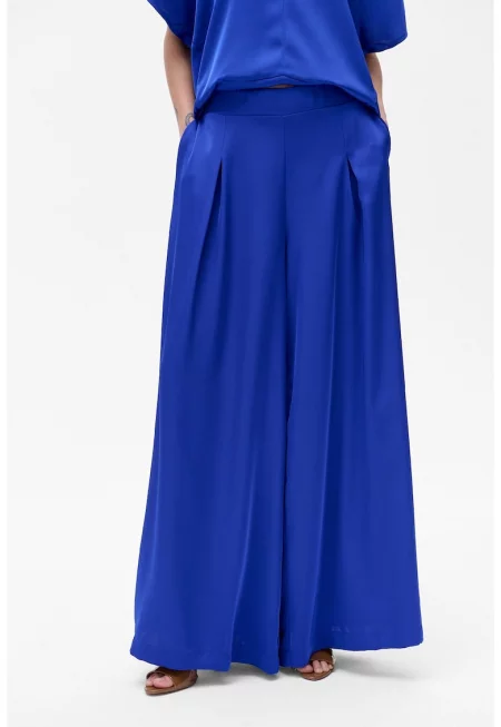 Панталони relaxed fit със средна талия