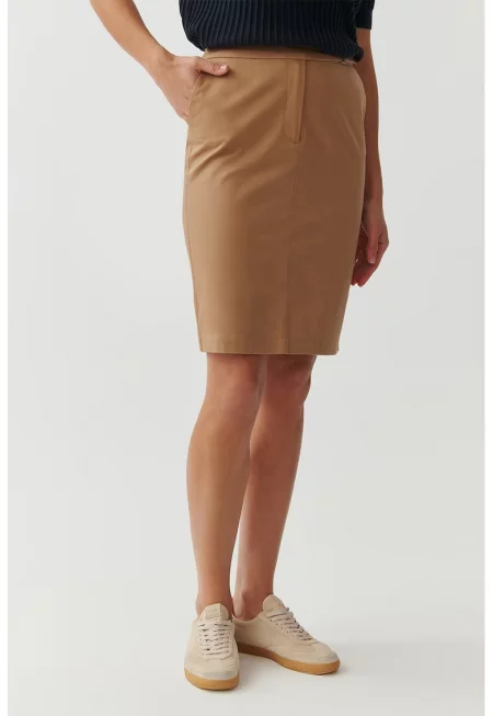 Пола Jana с джобове встрани - Кафяв