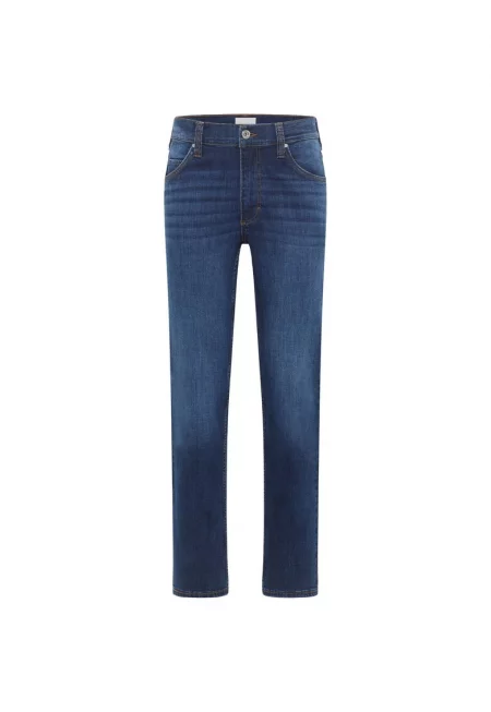 Прави дънки Tramper с миди талия - Син