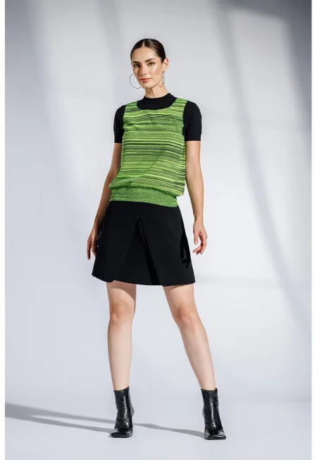 Пуловер Serenata от мерино - Зелен