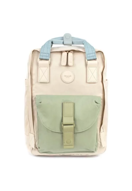 Раница с външен джоб № 28 Къпкейк S - бежов